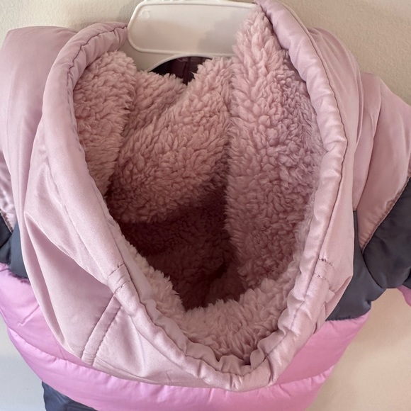 Carters Baby/Toddler  Girls 2 Piece Gray/Pink Snowsuit NWT Sizes 12M & 2… - Picture 7 of 11